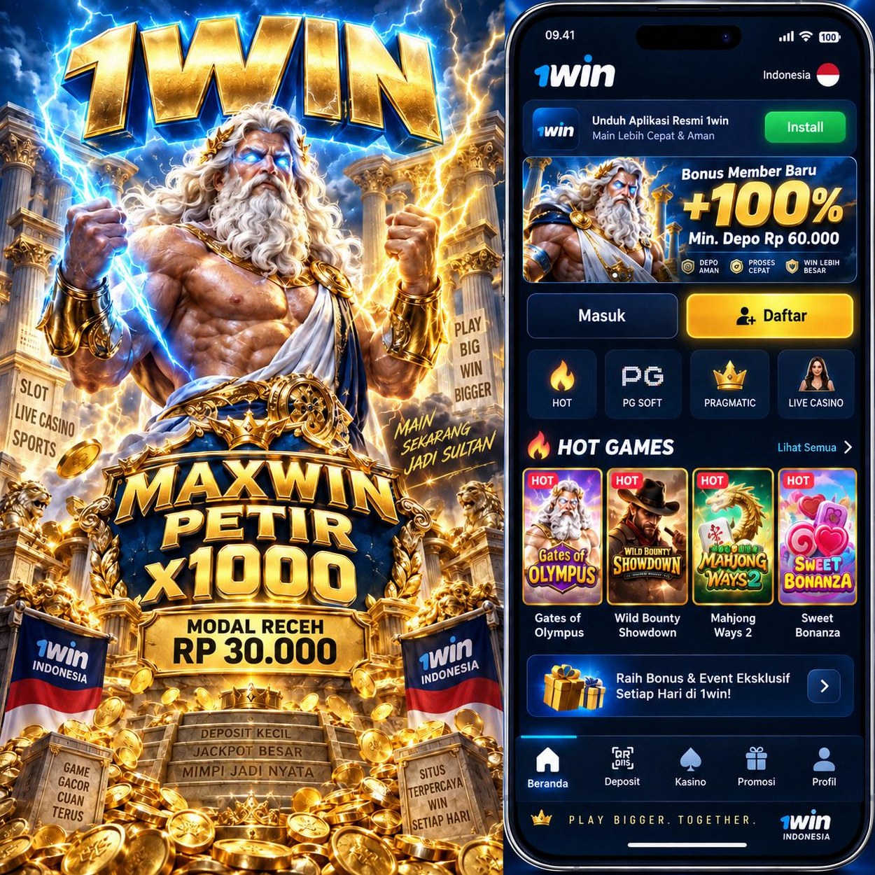 1WIN - Login Akun 1win Mudah Aman Terbaru Aman