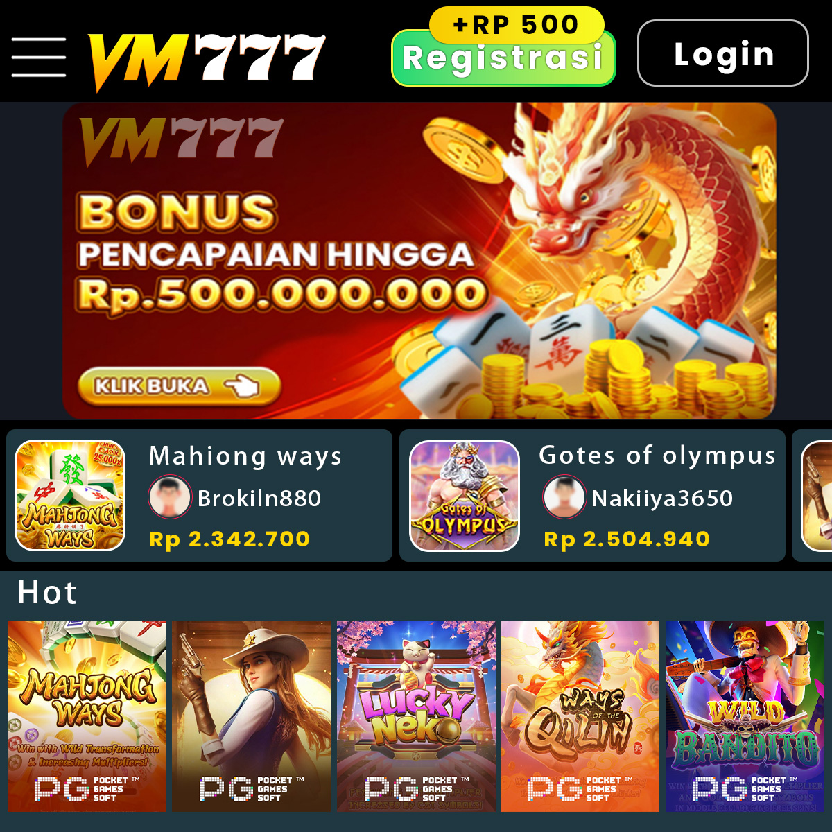 VM777 - Download Akun vm777 Terbaru Aman